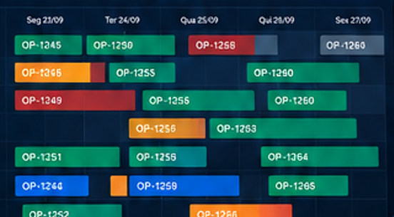 Print: Timeline de Produção (APS)